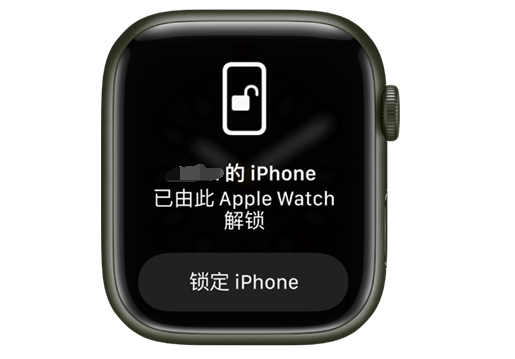 瀍河回族苹果手机维修分享用 AppleWatch 解锁配备面容 ID 的 iPhone方法 