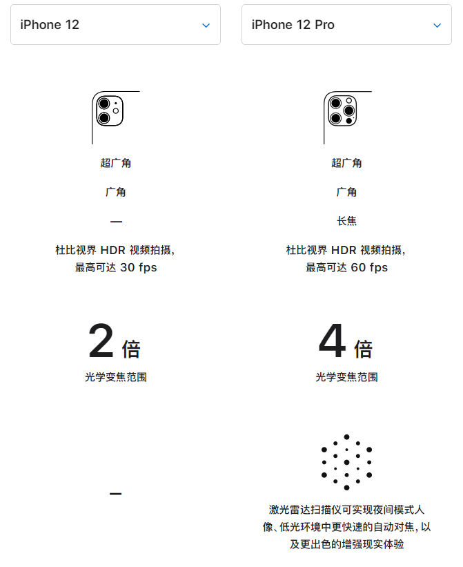瀍河回族苹果手机维修分享苹果 iPhone 12 与 iPhone 12 Pro 选哪款 